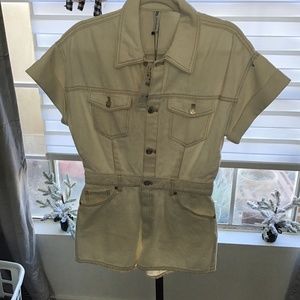 Stylish Cream Jumpsuit